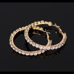 Crystal Hoops